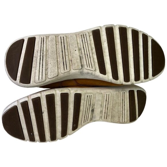 GBX Atomik Mens Ankle Boots Size 10 Lace Up Side Zip Tan Leather $90 MSRP - Picture 11 of 12